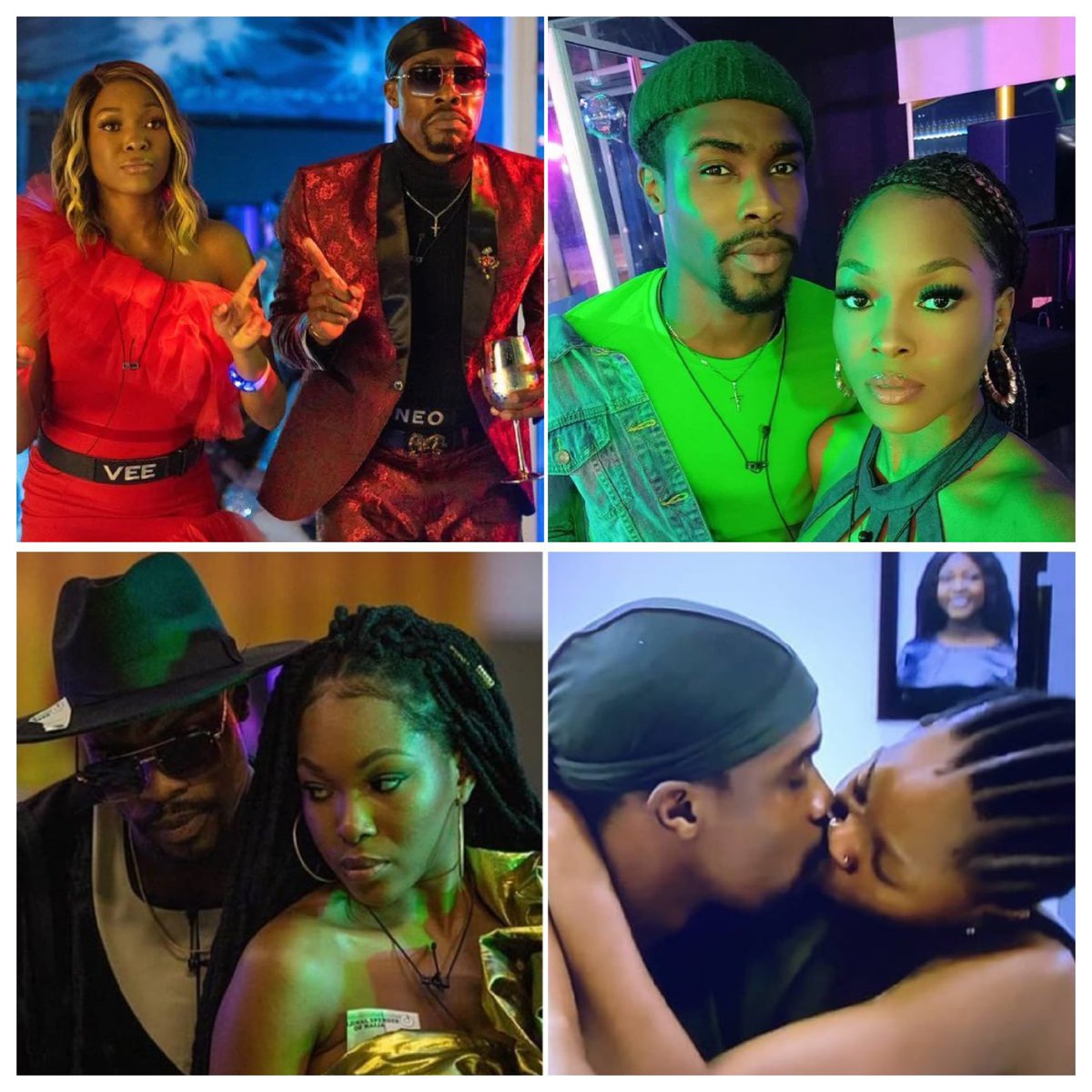 After Sum Time I Told My Younger Sis I Was Wth That "A Female Hm I Like Is This Lady" Pointing At  @veeiye  Asked What's Her Name She Said It Was Vee  Then "Male One Is This Guy" Ponting  @NeoAkpofure She Said It Was Neo.. Then She Said The Two Are Dating  #LOVNN  #Neo  #Vee