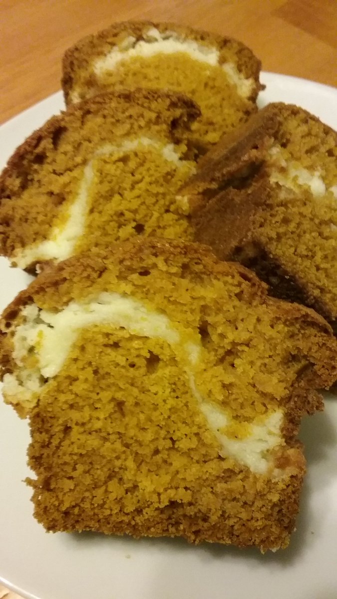 Pumpkin orange cream cheese swirl bread. Thanksgiving fav! #Greatestbaker2020  <a href="/stuffedpuffs/">Stuffed Puffs</a> <a href="/thebakefeed/">Bake from Scratch</a>