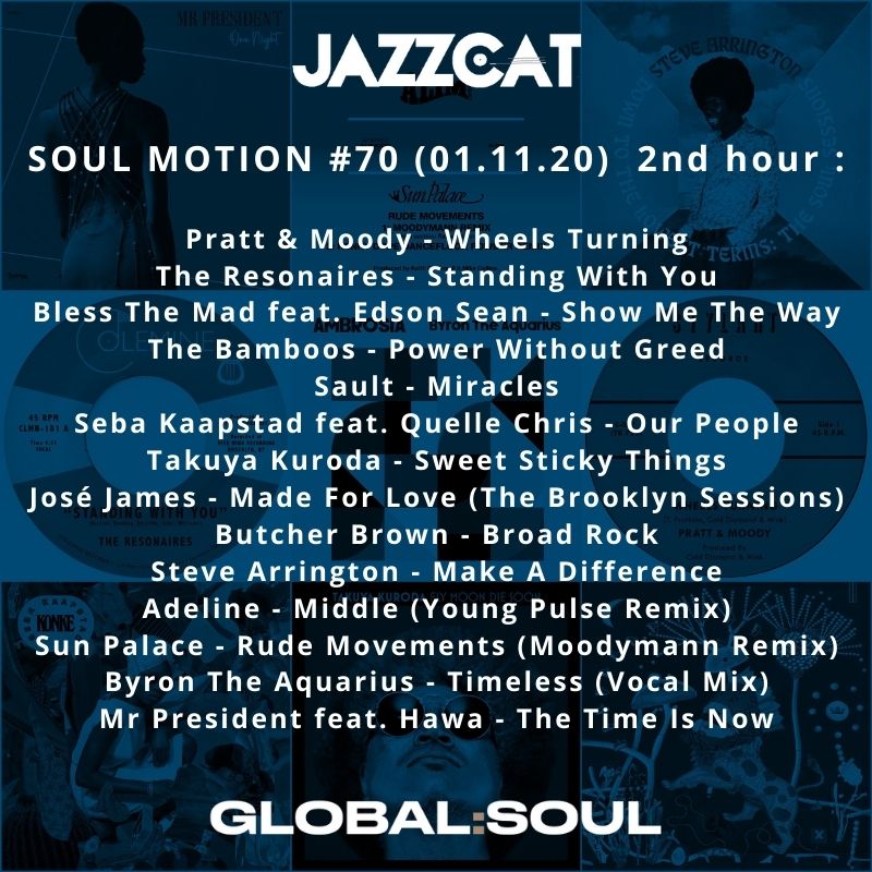 maxjazzcatconti's tweet photo. The new episode of Soul Motion w/Jazzcat, as heard on @globalsoulfm last Sunday, is now available on @mixcloud for your listening pleasure : https://t.co/mKaPqL9Oge
Enjoy !
#Jazzcat #SoulMotion #RadioShow #GlobalSoulRadio #London #Soul #Grooves #Mixcloud #Replay #FeelingGood https://t.co/Ye6Pveib3S
