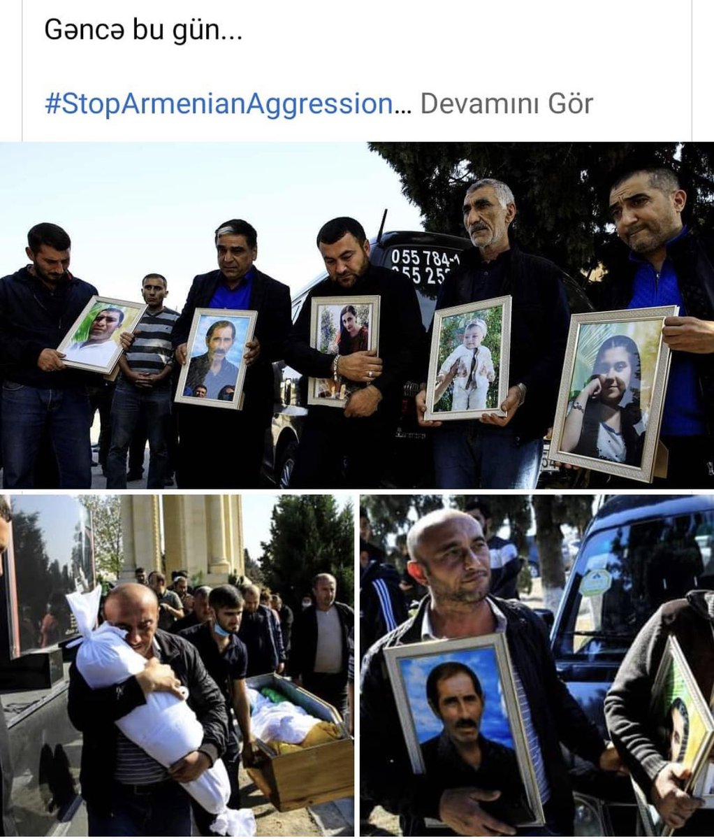 This happened in #GanjaCity, a civil city. Children were orphaned, murdered by a rocket attack by terrorists. We are not safe in even our homes. No one helps us to inform world about it. We were being killed just because we are turkish since the beginning of the time <a href="/AnneMarie/">ANNE-MARIE</a>