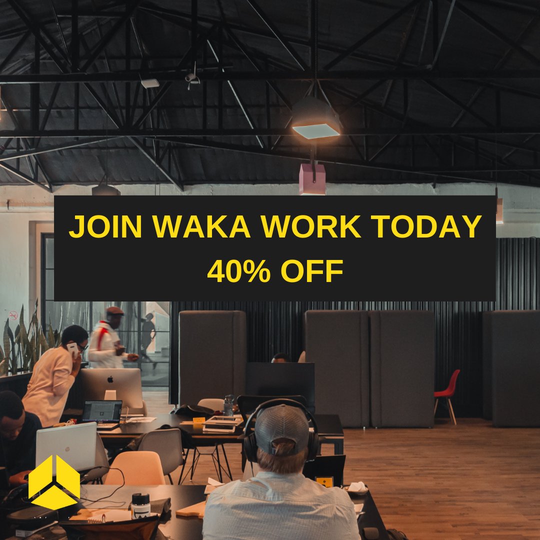 Waka_Global's tweet photo. 🚨40% OFF WAKA WORK MEMBERSHIPS🚨
From Nov 1-30, sign up to our semi-private & hot desks for one month at only 60000 RWF & 48000 Rwf!
Call +250783189029, email nb@wakaglobal.com, or stop by anytime from Mon to Fri, 9AM-6PM to sign up.
#rwot #wakawork https://t.co/RBxMJxWiOp
