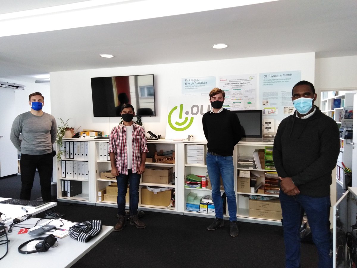 olisharenergy's tweet photo. #OLIWorkshop last weeks #throwback:
@MukundWadhwa @GodwinOkwuibe working on the bidding agent with @msloot and @janvdinther from NL for the #EnergySingularity challenge given out by @gridsingularity in @OdysseyMomentum hackathon.
https://t.co/9LWHmjQ4ny
#OdysseyMomentum https://t.co/GE7cR3c1AF