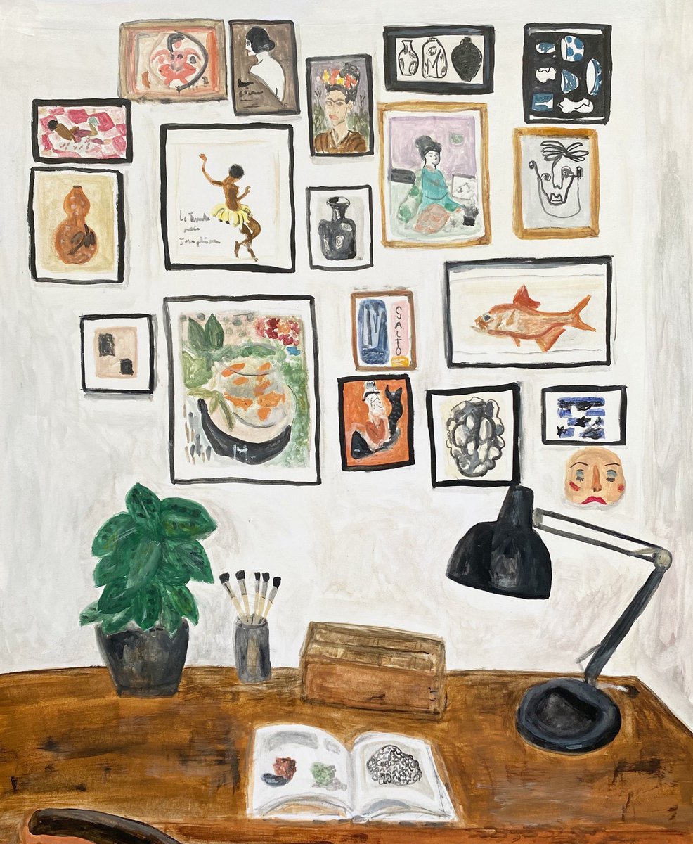 Bertille creates beautiful interior images full of detail. The intricacy of her details is heart warming. She lives in Westmeath & creates jewellery, prints & paintings in mixed media. Check out her Etsy shop to see her Hiberno-French inspired work:  https://etsy.com/ie/shop/DarlingToutim