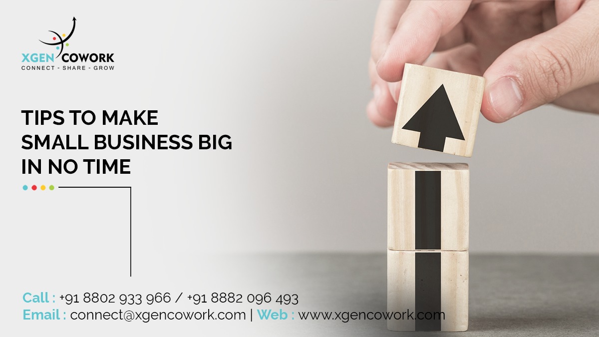 Xgencowork's tweet image. If you want to grow, find solution. Think big, plan future &amp;amp; anticipate expansion. Here are few tip how you can make your small business big in no time.
Visit-xgencowork.com/blog/tips-to-m…

#CoWorkingTogether #GrowingTogether #NetworkingTogether