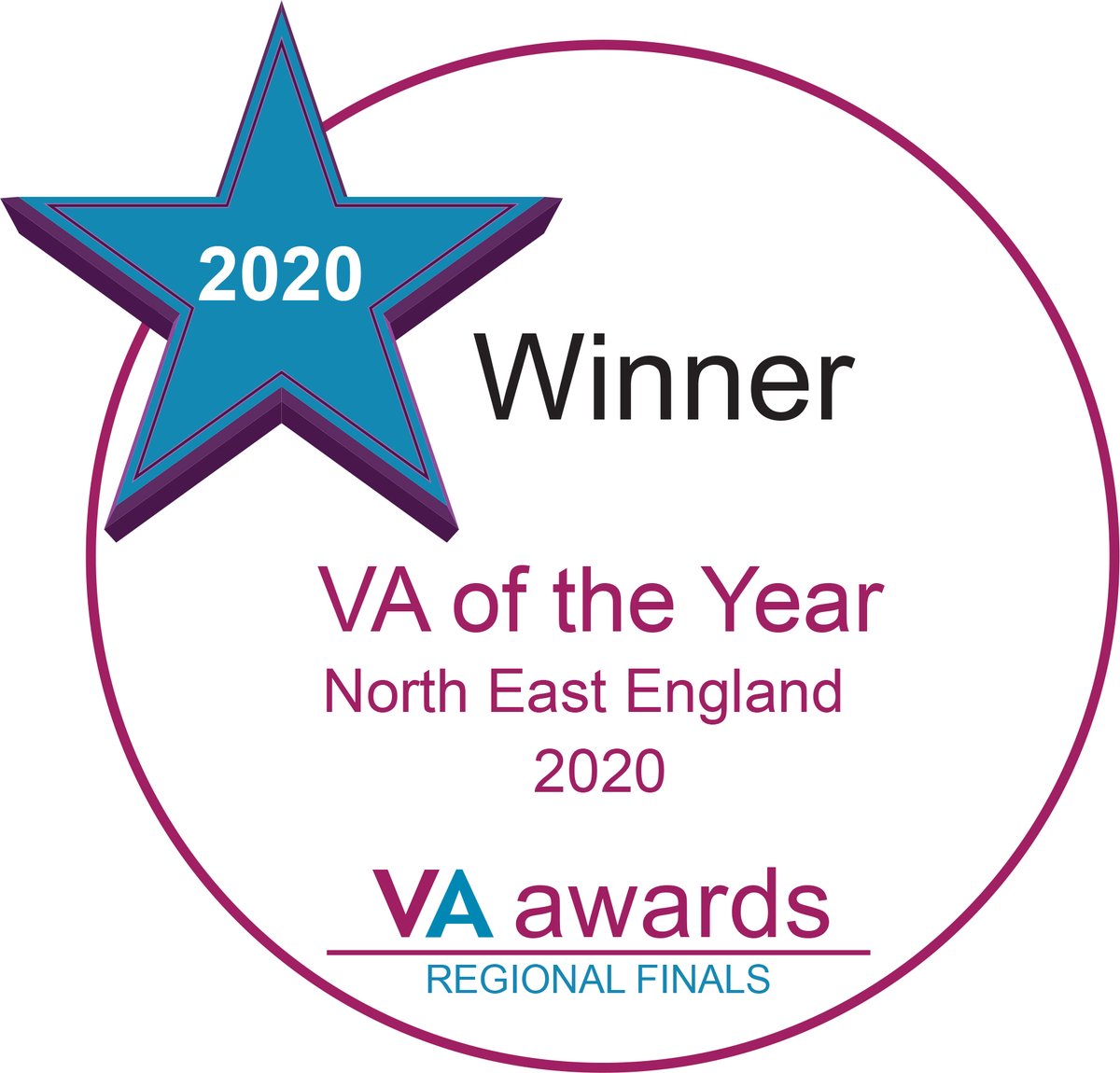 I'm thrilled &amp; delighted that I've been chosen as the North East England VA of the Year 2020!! I'm extremely shocked but so happy to receive my first award. Some good news to share #VirtualAssistant #Winner Thank you to the judges at the UK VA Awards for giving me this honour.