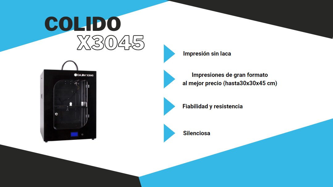 ¡Hola de nuevo! 👋🏽
⠀
Hoy os traemos otra #Colido, esta vez la #ColidoX3045 , perfecta para #impresiones3D en #granformato.
⠀
Si te gustan estas #impresiones3D, no dudes en elegirla, ¡es increíble!
⠀
¿Quieres saber más? 🤔