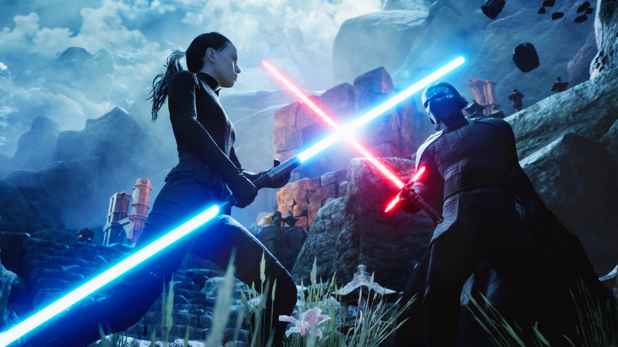 Rey vs. Рей против кайло рена. Кайло рен и рей. Рей против. Rey vs.
