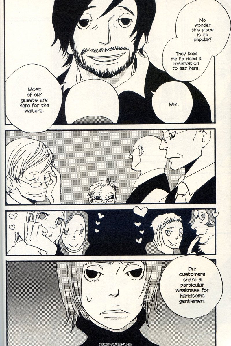 14. Ristorante Paradiso - Natsume Ono. About daily restaurant life in Rome. I've been following her work for long time and her dry pen touch is just appealing and elegant. Also "GENTE" ( ↑'s sequel ) "COPPERS" (??♂️) and "ACCA" ( anime is so gooood too ) is also my favorite ?