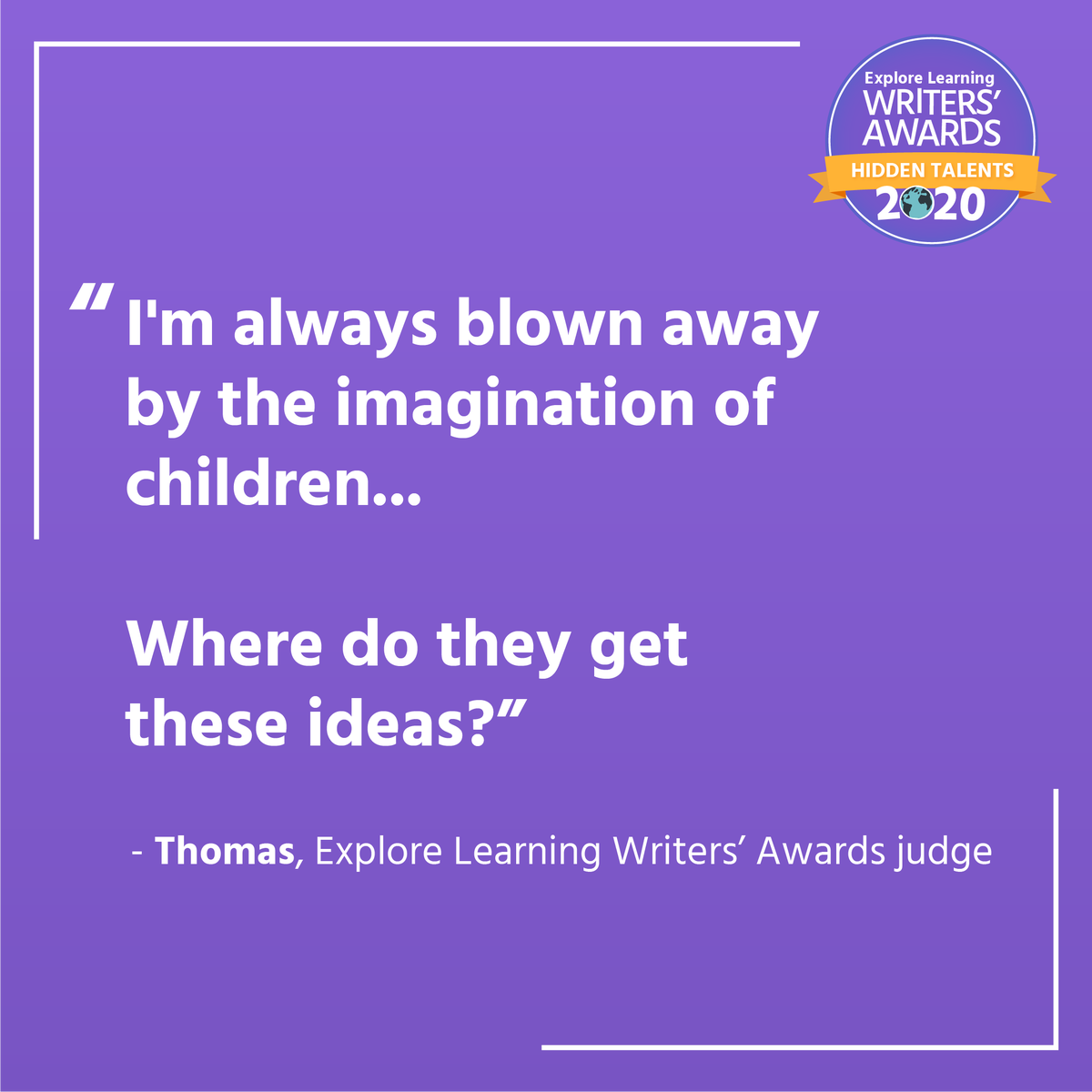 exploretutors's tweet photo. Wow, you lot certainly are talented! Here's just a small selection of comments from our judging panel. We've certainly had a whale of a time reading all of our entries, and yes we have all been wearing our authorial scarves, of course.
#ExploreLearningWritersAwards https://t.co/Uzyeqp6lW7