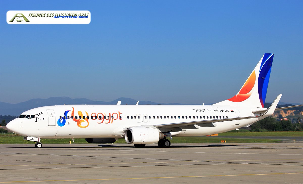 GrazAirportclub's tweet photo. 2019 #GRZ / #LOWG (Graz-Thalerhof)
REGULAR SUMMER HOLIDAY CHARTERS:
FLY EGYPT BOEING B.737-800
Destinations: #Hurghada
© Manfred Pamer
#FlughafenfreundeGraz #GrazAirportclub #FlyEgypt #B737 #BoeingLovers #AvGeek #Споттинг #Авиация #Aviation #AviationPhotography #PlanePictures https://t.co/wJAbt6ACvQ