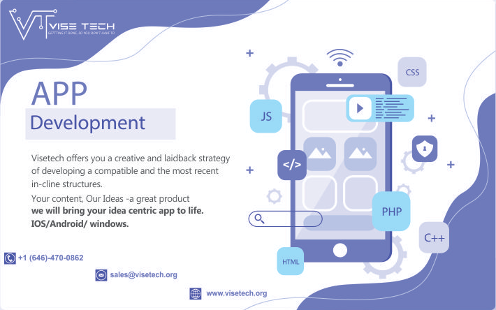 VisetechOffici1's tweet photo. Visetech offers you a creative and laidback strategy of developing a compatible and the most recent in-cline structures. Your content our ideas, a great product. #Contact us for further details : +1 (646)-470-0862
#ApplictionDevelopment #Telemarketing #Webdevelopment https://t.co/SUpgZS9xs7