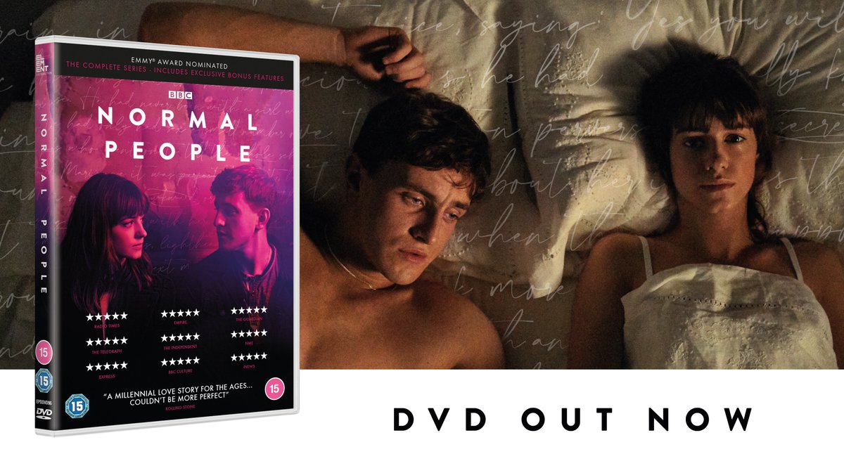 ElementPictures's tweet photo. The official #NormalPeople DVD featuring a host of fantastic extras including deleted scenes &amp; cast interviews is available to buy in Ireland &amp; UK NOW! 

Get your copy here @GoldenDiscs,@TowerDublin (IRE), @AmazonUK, @zavvi &amp; @hmvtweets (UK). https://t.co/gcPQAuX3rR