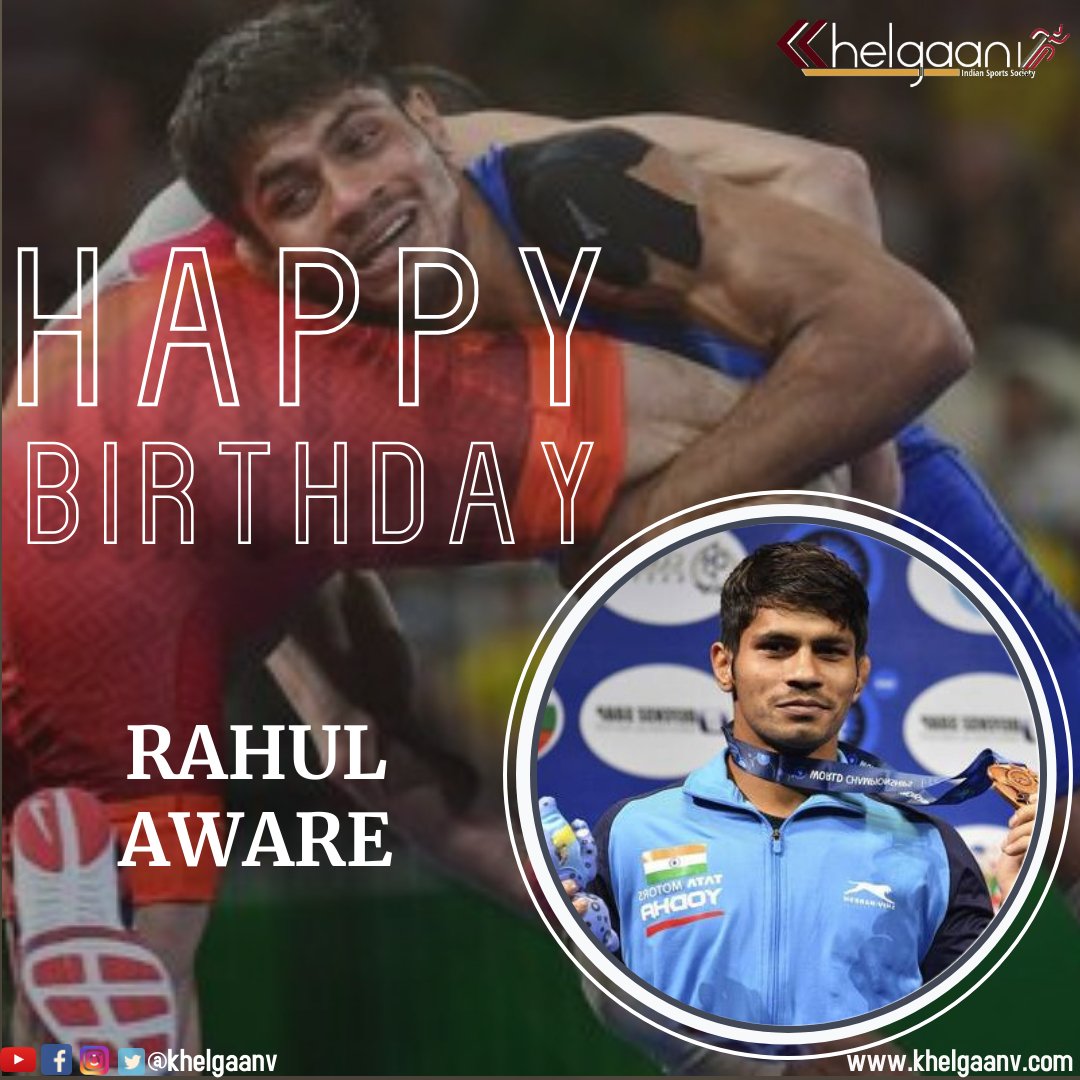 khelgaanv's tweet photo. Wish u a very happy birthday🎂 #rahulaware ji
@FederationWrest
#wrestler #asiangames #southasiangames #Olympics #commonwealthgames #asianchampionship https://t.co/a7r0kJEENM