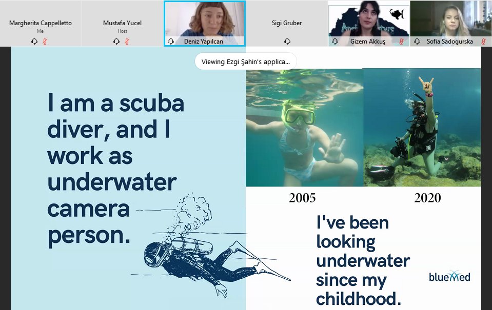 BlueMedEU's tweet photo. Thanks to our young video-maker @deniz_yapilcan for sharing her experience as #BlueMedAmbassador during the #ConnectBlackSeaYouth event: a life underwater! 🤿 #OneOcean @GruberSigi @EUScienceInnov @EU_MARE #BlueMedTurkey @ConnectBlackSea https://t.co/g1iS4ui7Hl