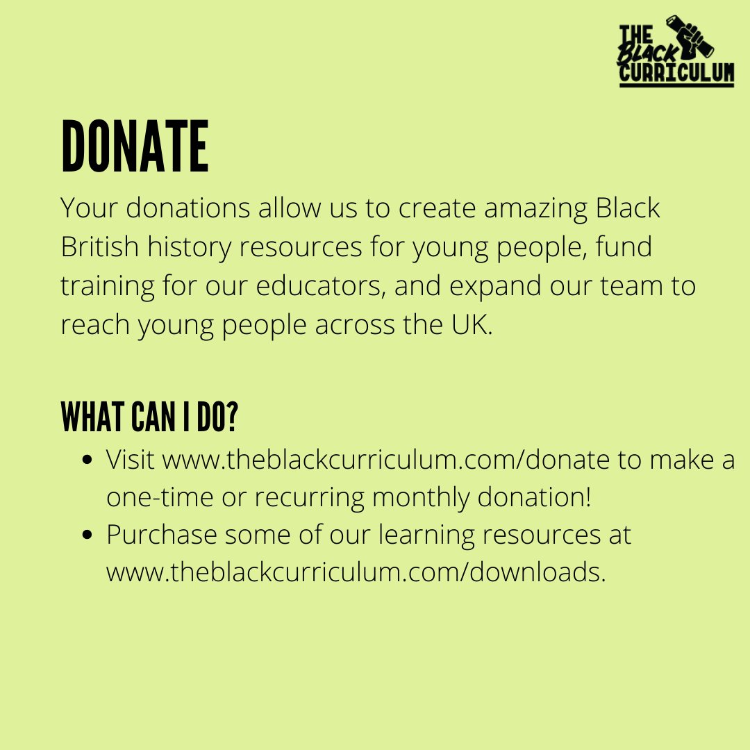 As we enter November, it's crucial that we maintain the same momentum from Black History Month, 365 days of the year. 

See below for three ways you can continue to support the teaching of Black History👇🏾

Let us know how you will be maintaining the October momentum!

#TBH365