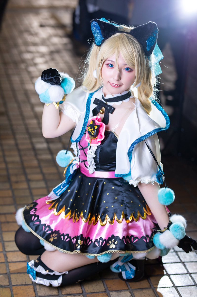 ラブライブ 絢瀬絵里 コスプレ キャットツインテール桜の恋製 - コスプレ