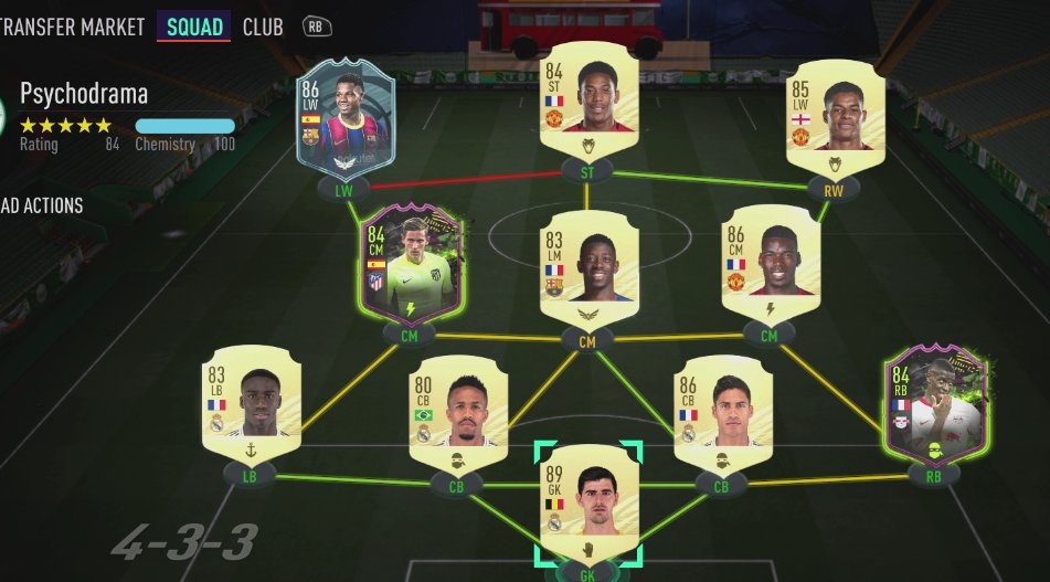 Was 27-0 and crumbled believe it or not, bottle merchant 😂Mbappe next week, we move.