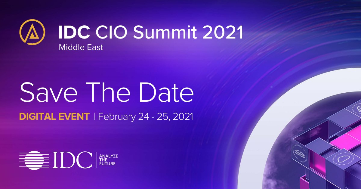 Yes the 2021 Summit Series is back!! SAVE THE DATE | 24- 25 FEBRUARY 2021. We are all SET & READY to kick start early discussions for this MEGA series. Connect with @RonitaDXB at RBhattacharjee@idc.com @JyotiIDC #IDCMECIO #IDCDigital #newreality #NewNormal @IDCMEA