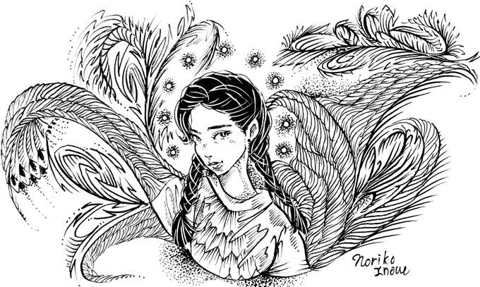 #私の絵柄が好みって人にフォローされたい

#イノウエノリコの絵
#イラスト 