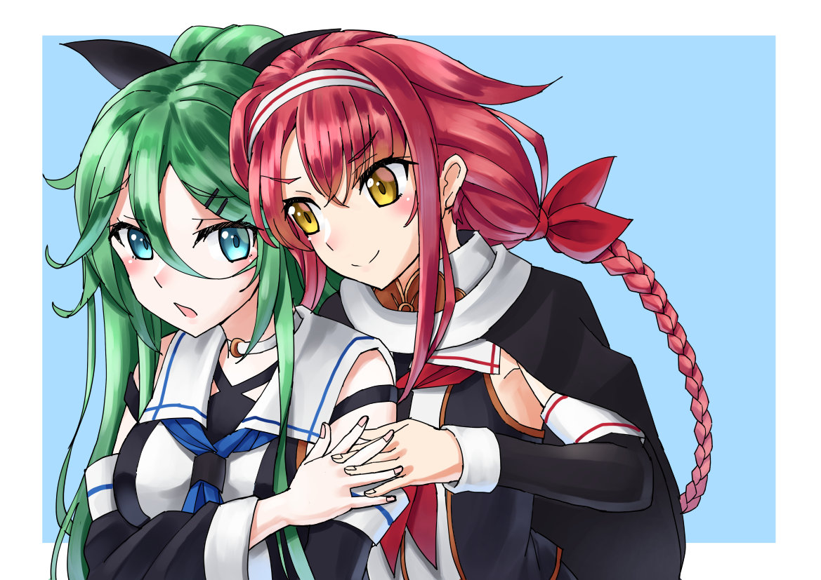 艦これ 山風 江風 うるさいだけで嫌いじゃない 艦これ マユラのイラスト