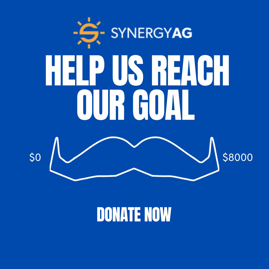 It’s #Movember time! Our SynergyAG team has set a goal of raising $8000 for this great cause! Click our team link to help us get there! 

Any guesses who will have the best moustache?!

movember.com/t/synergyag?mc…