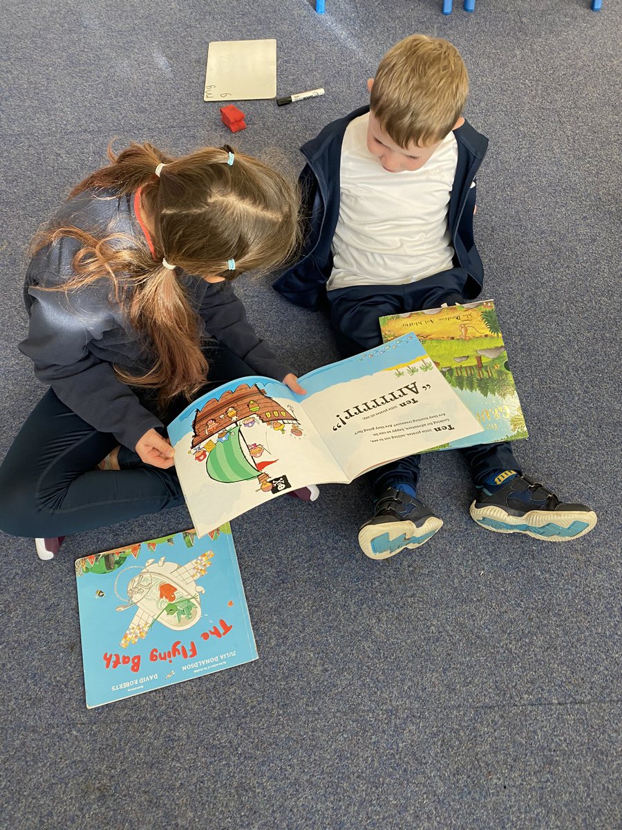 AuchterhousePS's tweet photo. Another brilliant day of Daily 5 in P1-4! I love seeing our learners encouraging and sharing their love of reading. The children also identified that they were using Article 12 and Article 28, the views of the child and the right to education. #AngusReads #literacy @AngusCouncil https://t.co/DEydCCYPjz