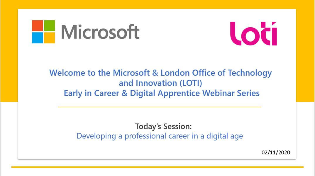 LOTI_LDN's tweet photo. Another great #LOTI session for #DigitalApprentices in #collaboration with @MicrosoftUK, sharing how to develop a professional career in a digital age using
@LinkedIn. @EddieACopeland also shared how we use Twitter to crowdsource ideas and #weeknotes to share our work in the open https://t.co/FGNP0ErBMp