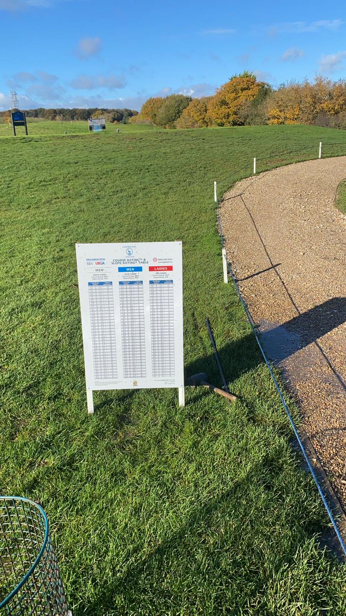 CaddingtonGolfC's tweet photo. It's that time ladies and gentlemen....
#caddingtongolfclub #sloperating #newhandicapsystem https://t.co/fZon6BaYCr