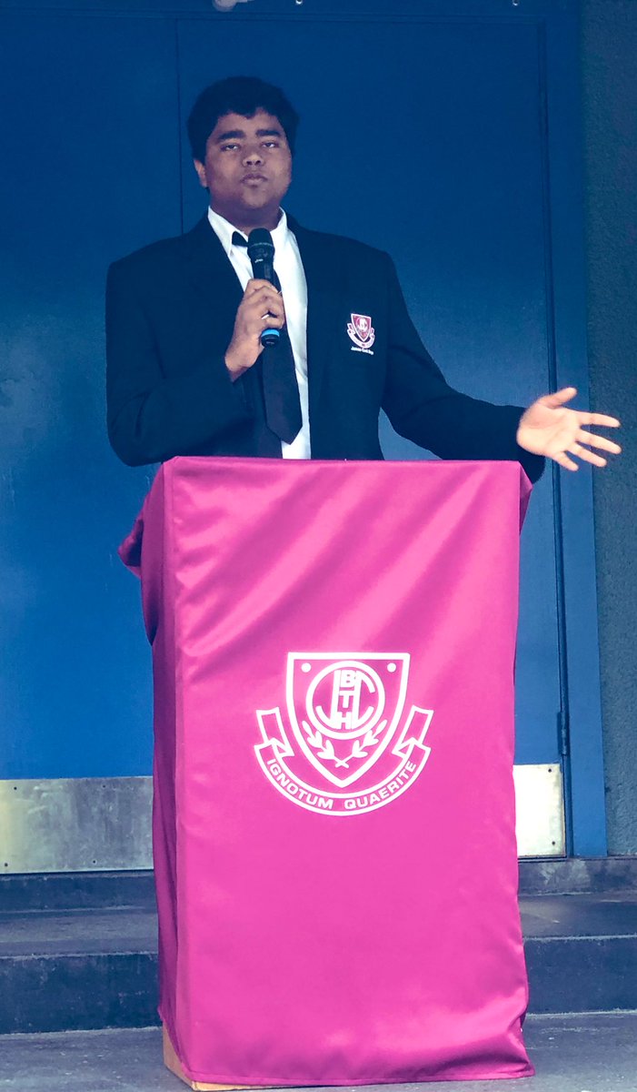 Today our school held our 2021 School Captain election speeches. All of these young men were articulate, passionate and inspirational. The best speeches that I have heard for school
Captaincy in 6 years. 
Good luck gentlemen we are already proud of you.