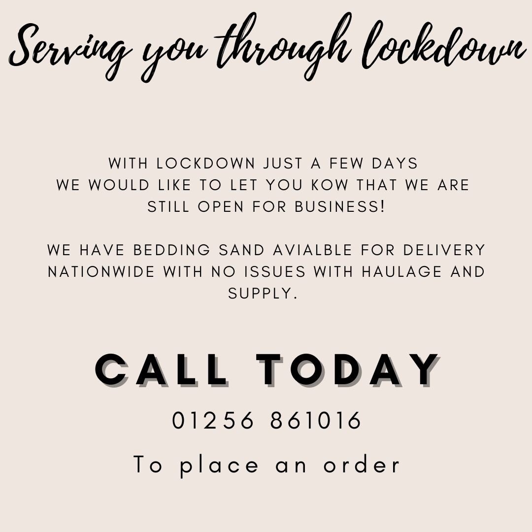 Midhants's tweet photo. It’s business as usual for us....
Our drivers will be out ensuring you receive your deliveries🚚
Our quarry in Southampton and Head Office in Hook will still be open and available for collections.

We are still here for you!

#midhantsltd #beddingsand #sandandaggregates #lockdown https://t.co/ZqLyEbzj92