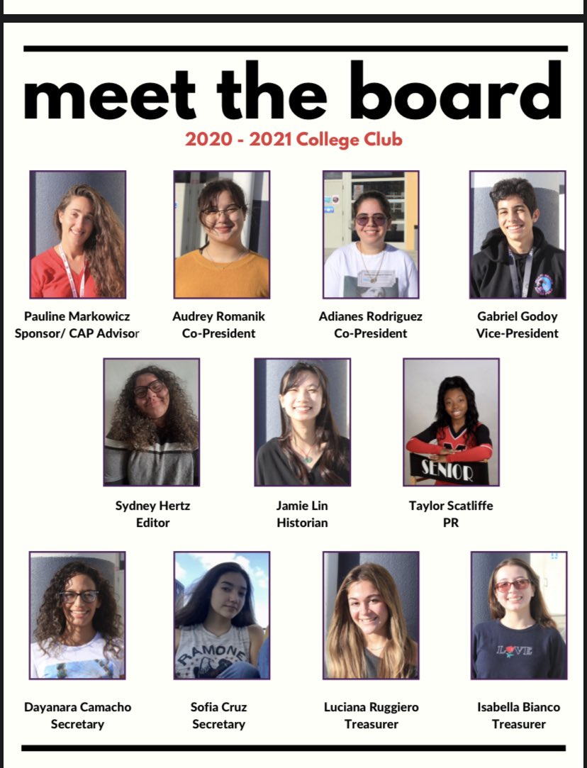 CapMarkowicz's tweet photo. @MiamiBeachSr first College Corner newsletter! @mariatrod664 @bccespedes @SKrantz21 https://t.co/hSgHMw2vIu