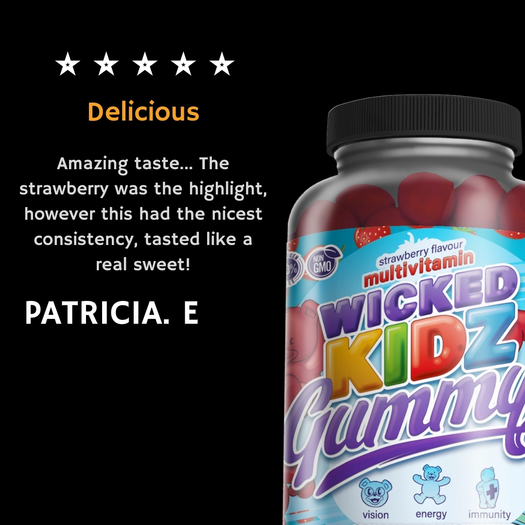 These kid friendly vegan gummies contain only natural flavourings and a premium blend of vitamins and minerals to help bolster your child's immune system. And all in a delicious strawberry flavour!
.
.
.
#happyinsideout #kidsvitamins