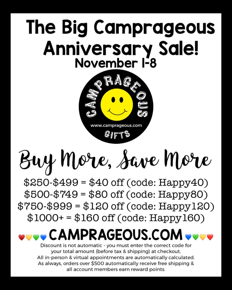 camprageous's tweet photo. Happy Anniversary to Us = Savings for You! - https://t.co/uBCEdq2Wg4 https://t.co/4pjXROSNVZ