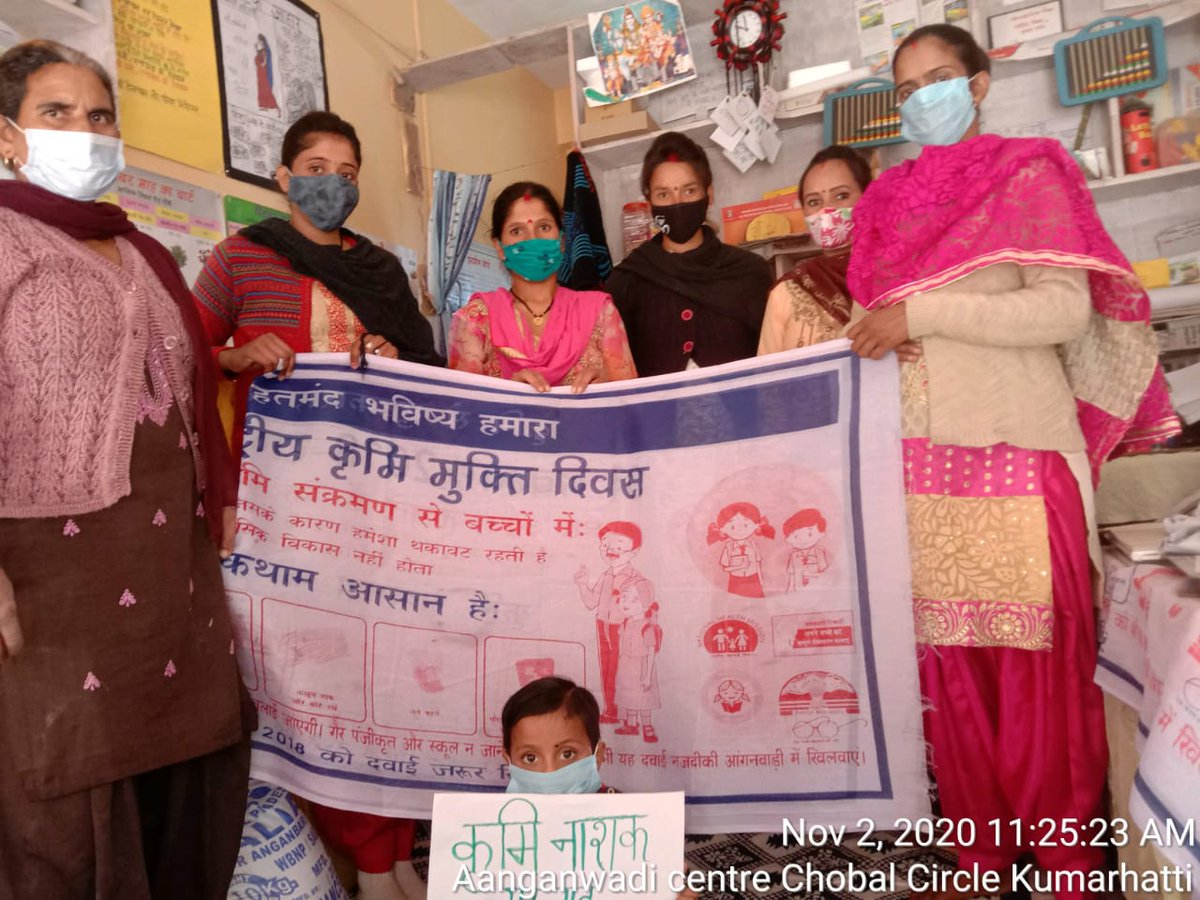 KumarhattiSolan's tweet photo. Deworming week 2nd Nov 2020 to 10th Nov 2020...awareness circle kumarhatti https://t.co/2YluXkbmPu