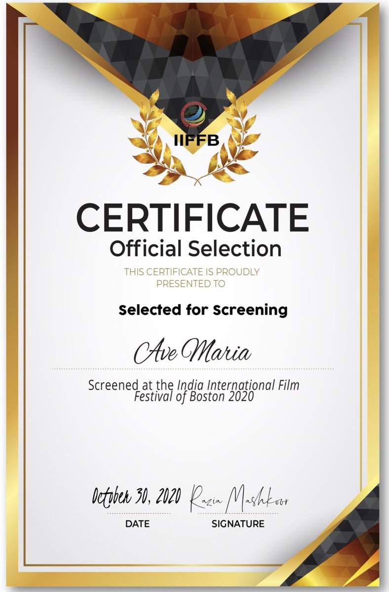 Vanita_ok's tweet photo. Blessed! Six Awards for my film AVEMARIA #BestDirector #BestSupportingActor @LinLaishram #BestChildActor @Shivikarishi3 @BestDirectionTeam @KushGupta1990 @sejaldound #officialselection2020 at #indianinternationalfilmfestivalboston @IIFFB18 @OmungKumar @Banijayasia #teamAveMaria https://t.co/bNimkHEfh5