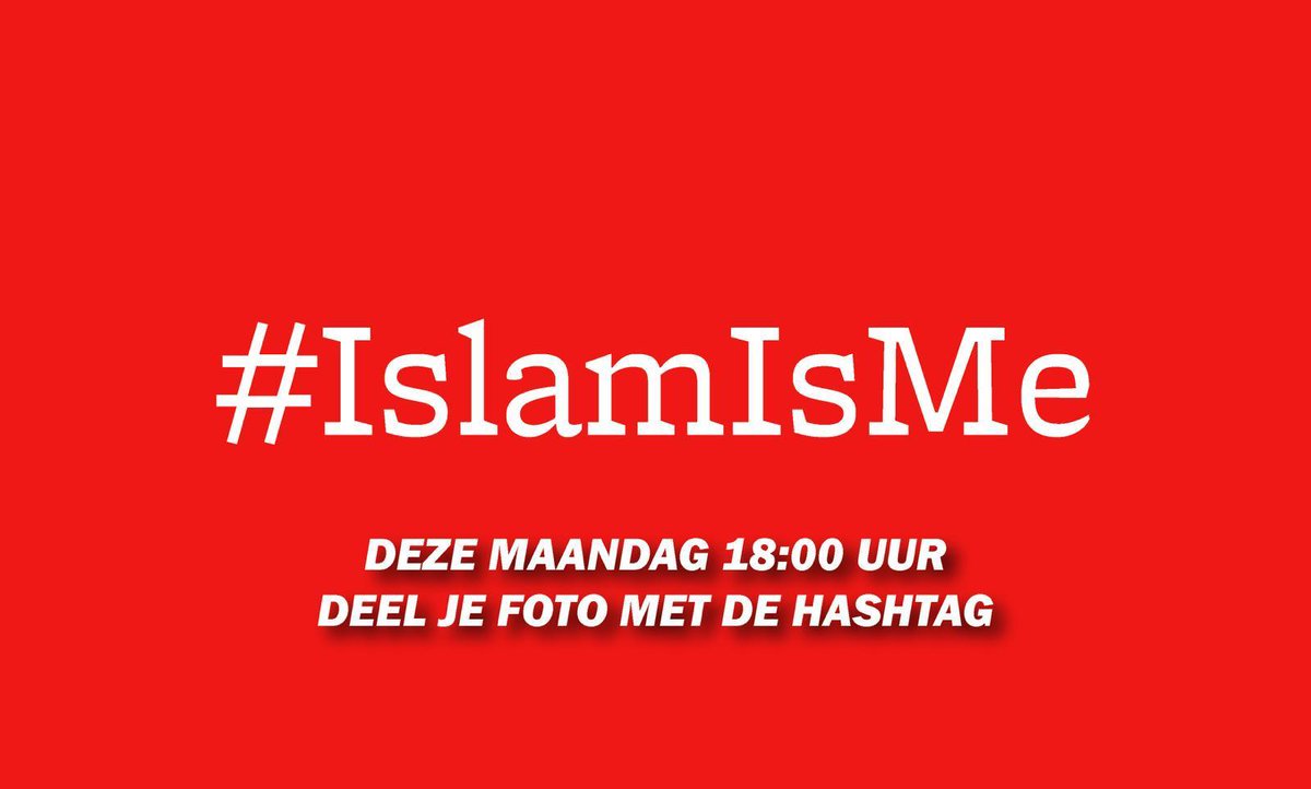 Doe mee vanavond! #IslamIsMe