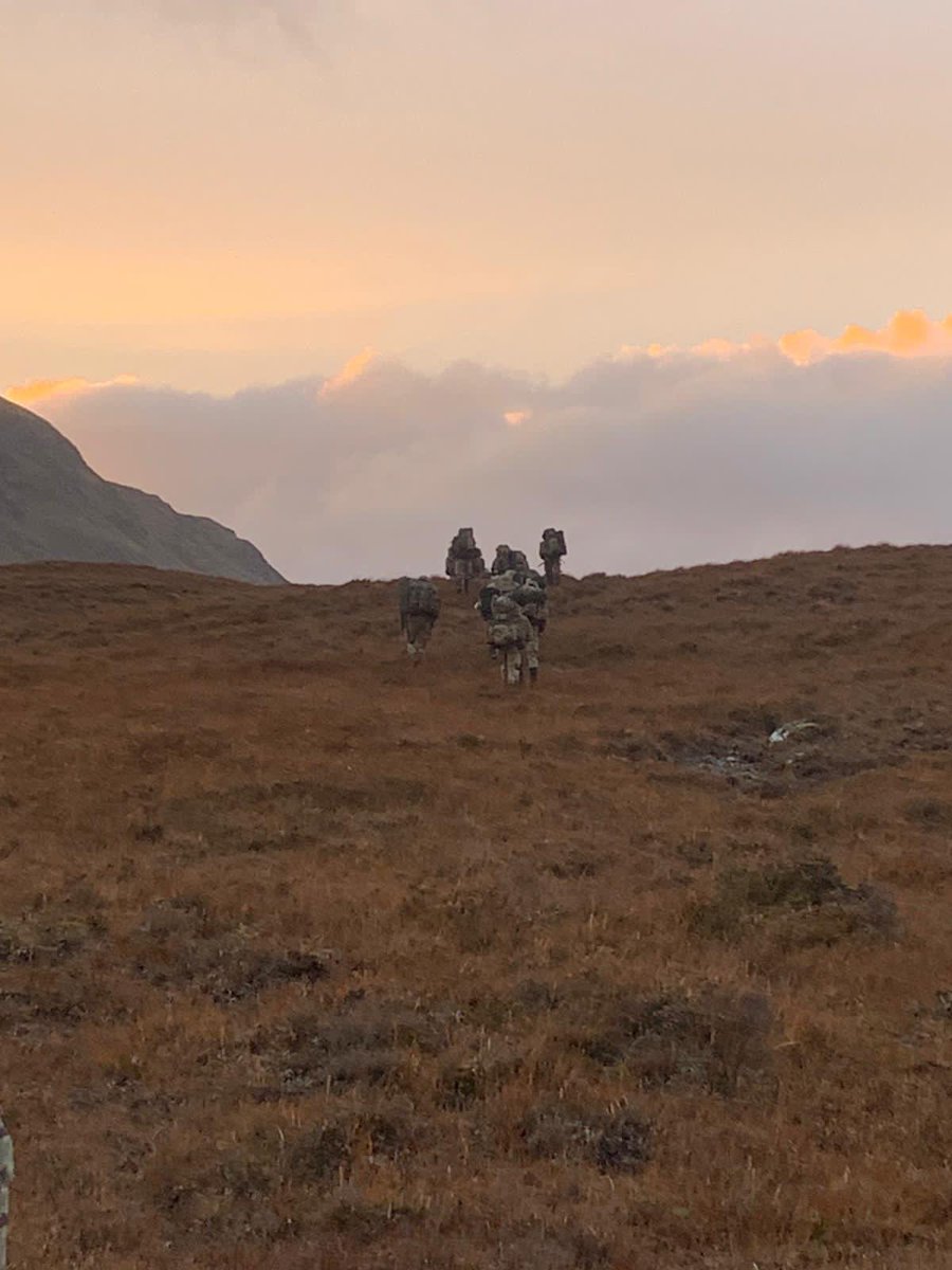 70km covered over difficult terrain during the movement phase of Mountain Operations training. ⛰ 🗡 #MountainArcticSpecialists #CommandoReady