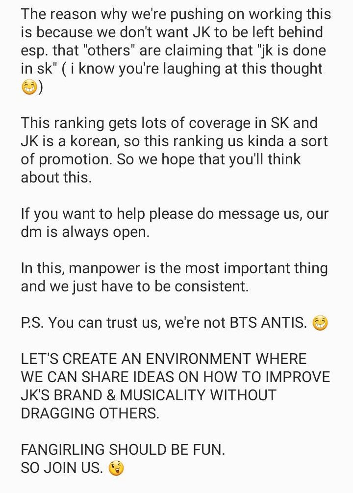 jungkookbrand's tweet photo. ⚠️ATTENTION⚠��

Lately the engagement of JK's articles are getting low. We can't even achieve 4k likes. I know that some of you don't want to work on his B.R 'cause it's fan generated but let me tell/remind you that this ranking is being hyped and there are lots of media coverage. https://t.co/O8yNPkNKtL