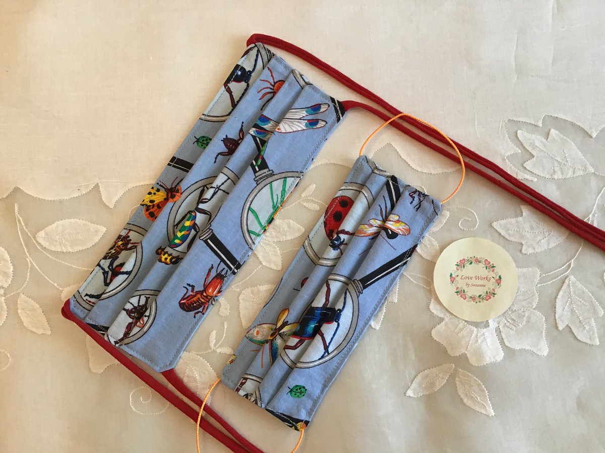 LoveWorksByS's tweet photo. Ready to ship, made in USA!  Cotton, washable, reversible, 2-3 layer face masks. M
Love Works by Suzanne an Etsy Shop:
https://t.co/ZaT6JNU4cX
#HandMadeFaceMasks #BeautifulFaceMasks #CustomFaceMasks #Floral #Bugs #SupportPolice #PoliceEmoji #LoveBearsAllThings #LoveWorksBySuzanne https://t.co/JgWFwjydRh