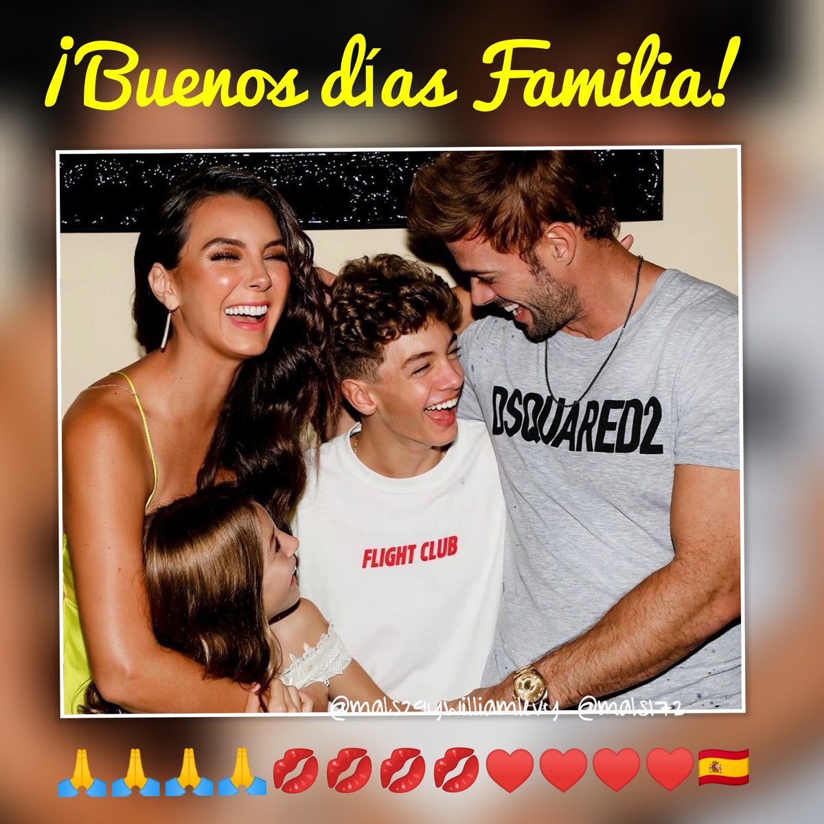 Mals172's tweet photo. Buenos dรญas @willylevy29 @Elygutierrez19 y familia que tengan un buen dรญa por delante!! Feliz lunes #levyfans y #elyfans ๐๐๐๐๐ช๐ธโค๏ธ๐๐ https://t.co/G8xB10f85z
