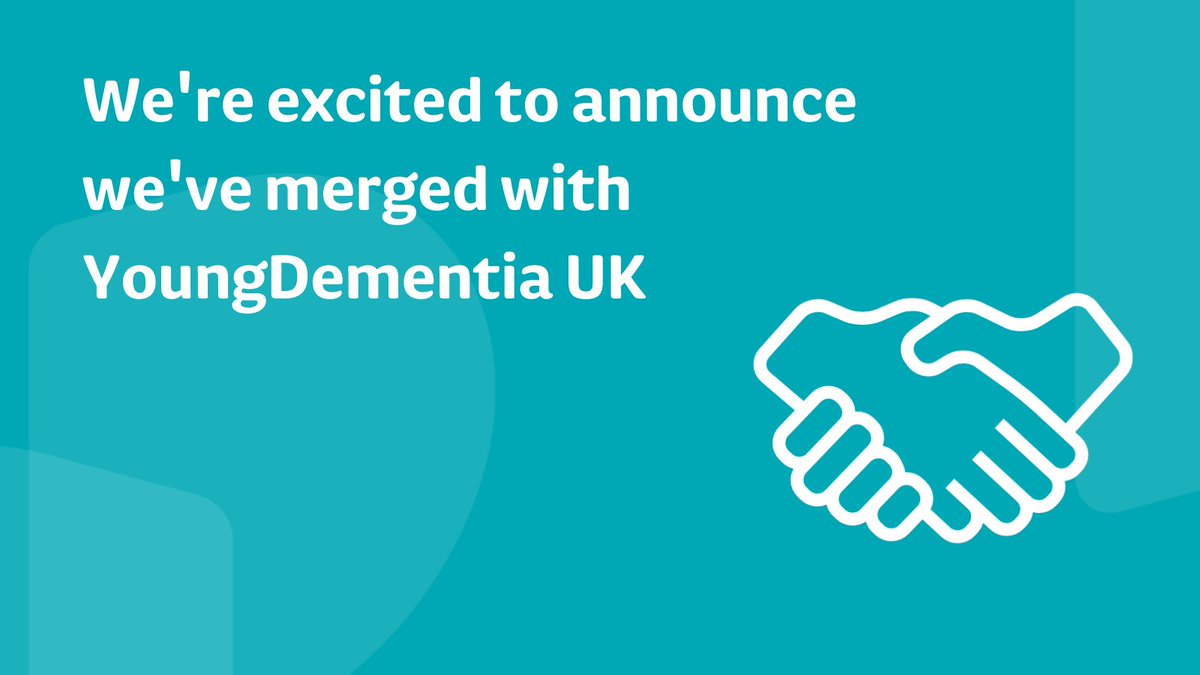 We’re delighted to announce that we’ve officially merged with @YoungDementiaUK. We’ll both work together under the name Dementia UK. This merger will strengthen our commitment to supporting people with young onset dementia. Read more: dementiauk.org/dementiauk-and… #YoungOnsetDementia