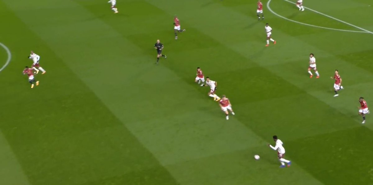 Counterpress – PoorHere, Mason sees Aubameyang collect the pass but instead of blocking off the direct route — what he should've done — he tries to anticipate Auba moving back to go. The result? Aubameyang turns him and Scott ends up out of position.