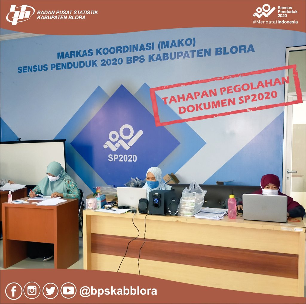 bpskabblora's tweet photo. Sensus Penduduk belum berakhir lho! Setelah kegiatan lapangan, kini saatnya masuk ke tahap pengolahan. Tahapan pengolahan baik pra komputer maupun komputer sangat besar perannya untuk menghasilkan data yg berkualitas. Doakan kami ya!
#bpsblora
@bpsprovjateng
@bps_statistics https://t.co/jkaFKW7CDx