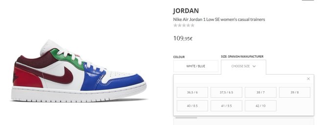 MoreSneakers.com on Twitter: "AD : Air Jordan 1 Low 'Patent' Multicolor FULL RESTOCK live on El Ingles =&gt;https://t.co/y9MpyjJmjx /