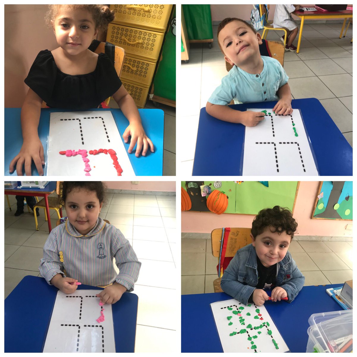 rovina_fodda's tweet photo. Today #KG1B learners were so busy modeling #Letter_L 😍😍😍 #Letter_L #play_dough #Modeling #fine_motor_skills #learning_through_play #proud_teacher @DawhaHighSchool @FThaalby https://t.co/snca36UyzQ