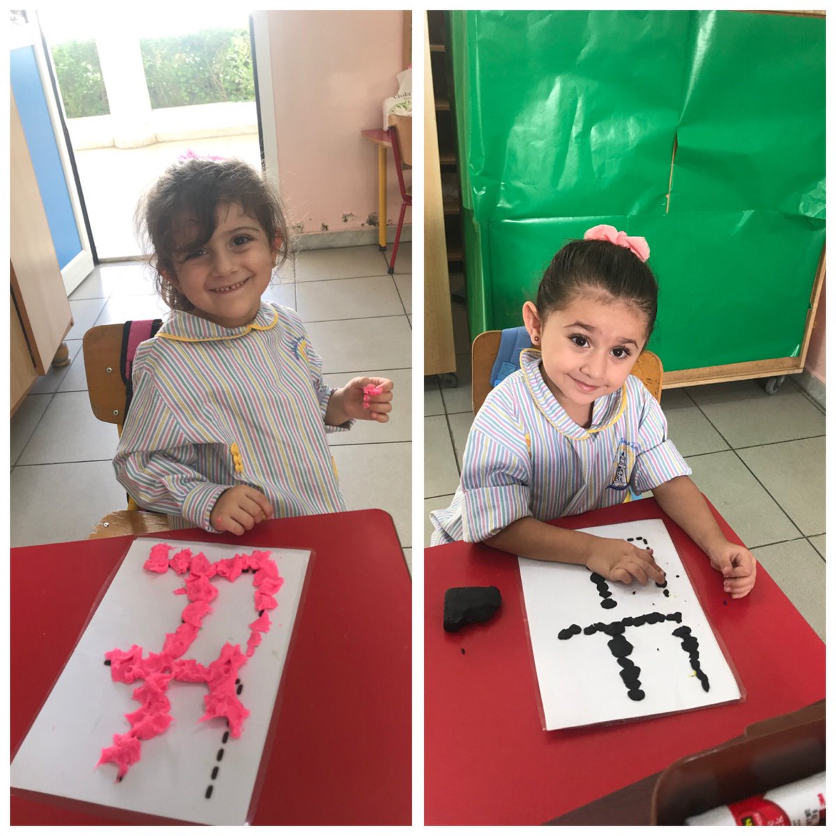 rovina_fodda's tweet photo. Today #KG1B learners were so busy modeling #Letter_L 😍😍😍 #Letter_L #play_dough #Modeling #fine_motor_skills #learning_through_play #proud_teacher @DawhaHighSchool @FThaalby https://t.co/snca36UyzQ