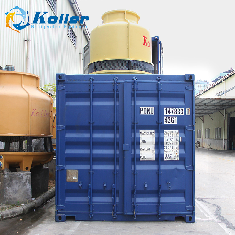 gzkoller's tweet image. JKP50 5ton per day easy move containerized flake ice machine for meat/fish from Koller Refrigeration Equipment Co.,Ltd, VERY NICE! #industrialflakeicemaker #flakeicemakingmachines #flakeicemachineforfish