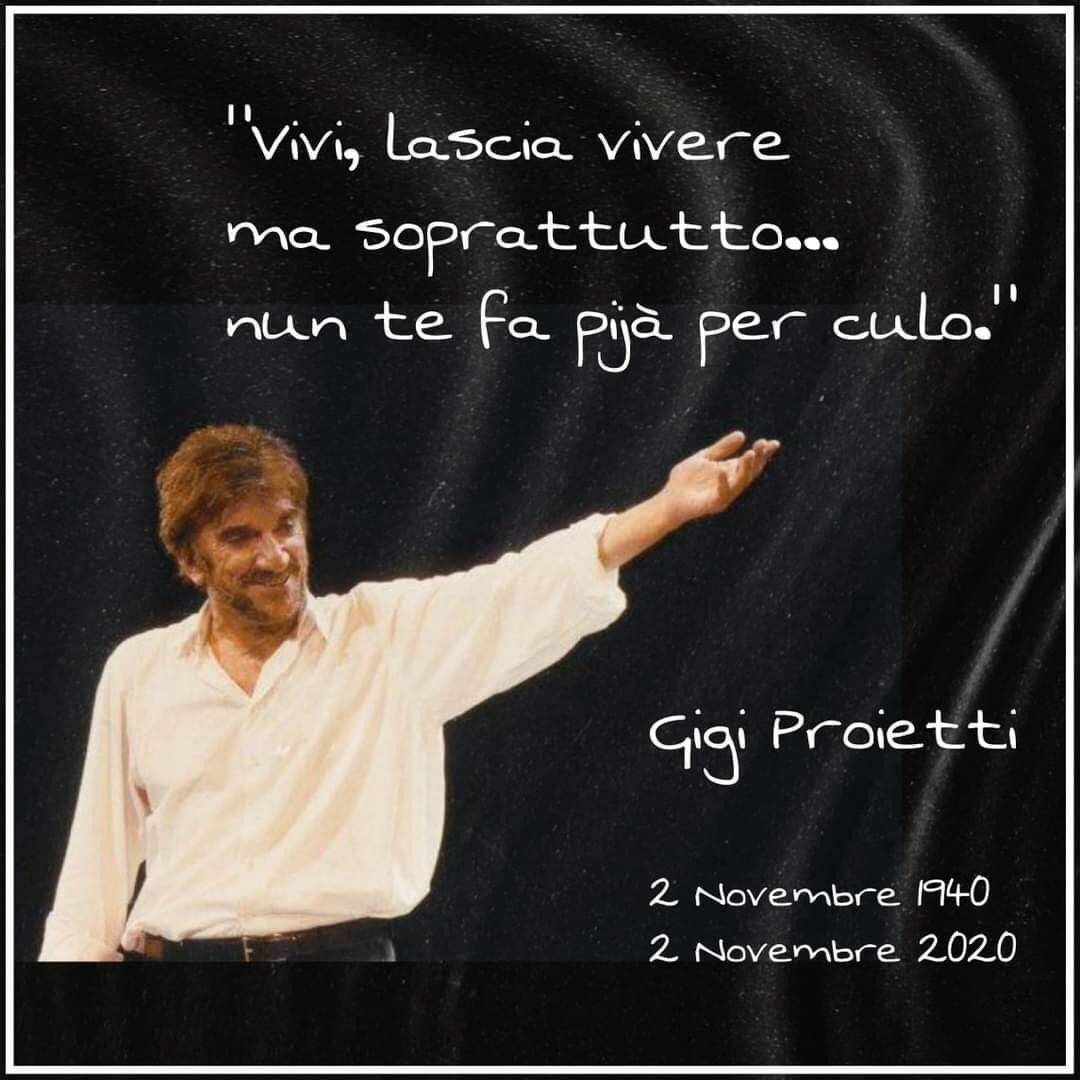 Oggi è morta Roma. 
Gigi, che grande dolore! ❤️
#gigiproietti #Addio #R.I.P #2novembre #Un Grande #Maestro #Mandrake