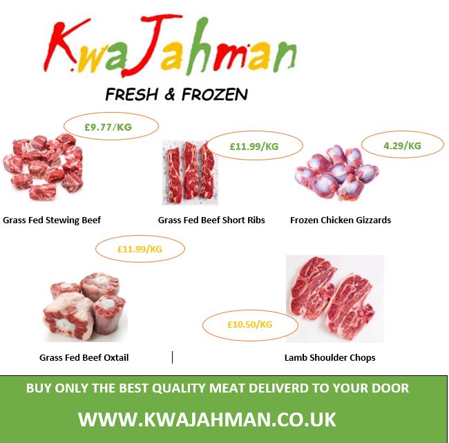 Whats App on +447752786942 or Visit our website kwajahman.co.uk
Hope you have a great start to the week and STAY SAFE 🙏🏾