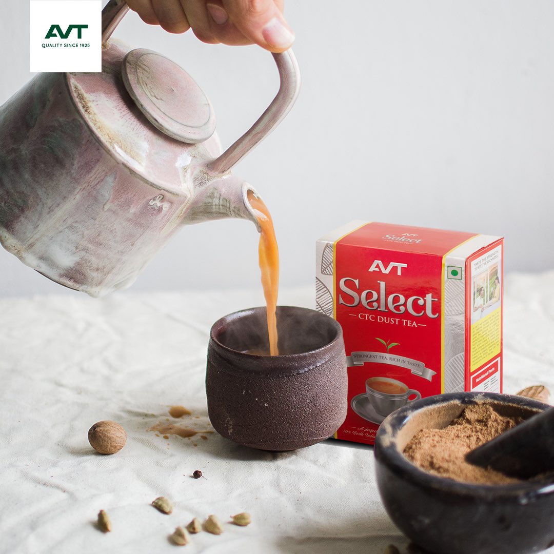cumibuonieo's tweet photo. Experience a rich aroma with earthy flavour. Refresh yourself with AVT Select Dust tea.
#AVTBeverages #AVTTea #AVTGroup #AVTSelect https://t.co/sif6gP8cS8